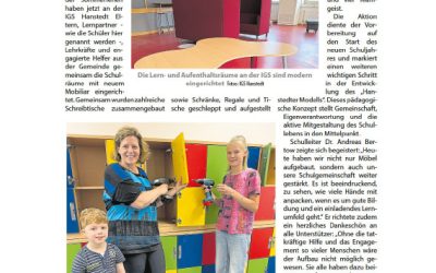 Presse: Tolle Aktion zum Schulstart – Wochenblatt