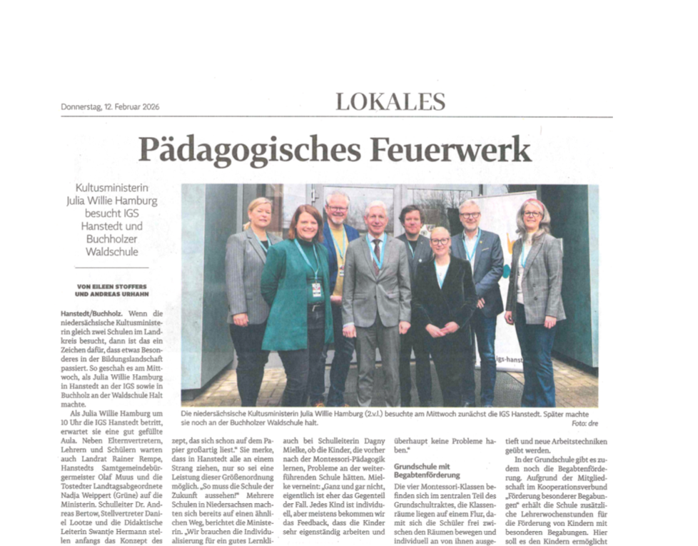Presse: Pädagogisches Feuerwerk